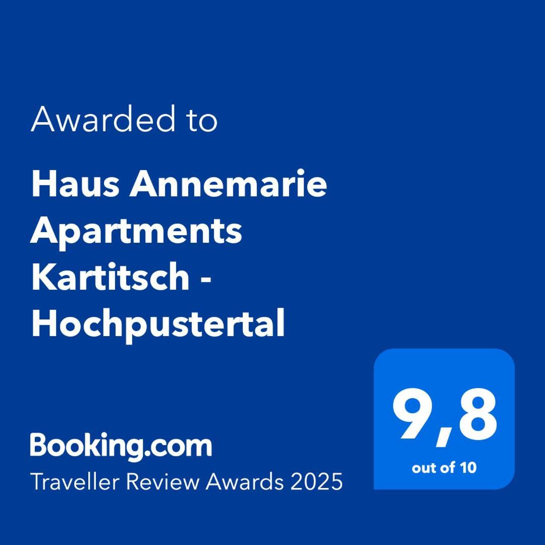 Haus Annemarie Apartments Kartitsch - Hochpustertal Bagian luar foto